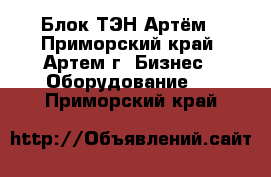 Блок ТЭН Артём - Приморский край, Артем г. Бизнес » Оборудование   . Приморский край